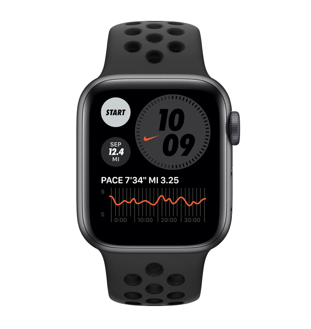 (New Open Box) Apple Watch Special Nike Series 6 GPS, 40mm or 44mm Space Gray Aluminum Case with Anthracite/Black Nike Sport Band (Model A2291) - Super Savings Technologies Co.,LTD (New Open Box) Apple Watch Special Nike Series 6 GPS, 40mm or 44mm Space Gray Aluminum Case with Anthracite/Black Nike Sport Band (Model A2291) - Super Savings Technologies Co.,LTD